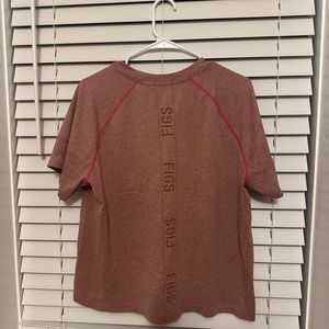 FIGS Salta Short Sleeve Underscrub Large Mauve